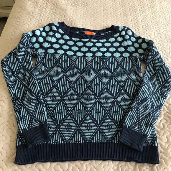 Joe Fresh Size Small Blue Crewneck Sweater - Picture 3 of 10
